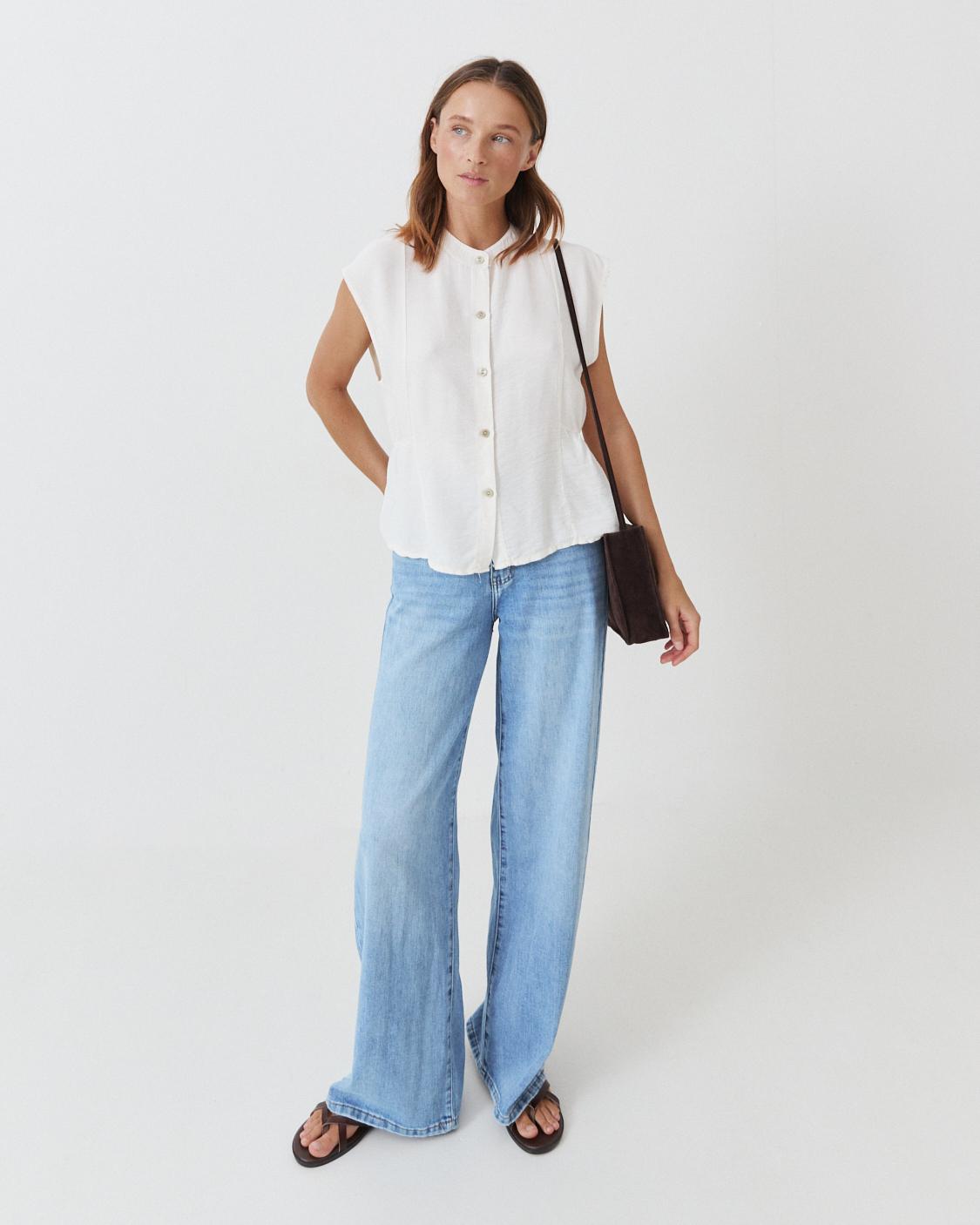 ROUND NECK BLOUSE