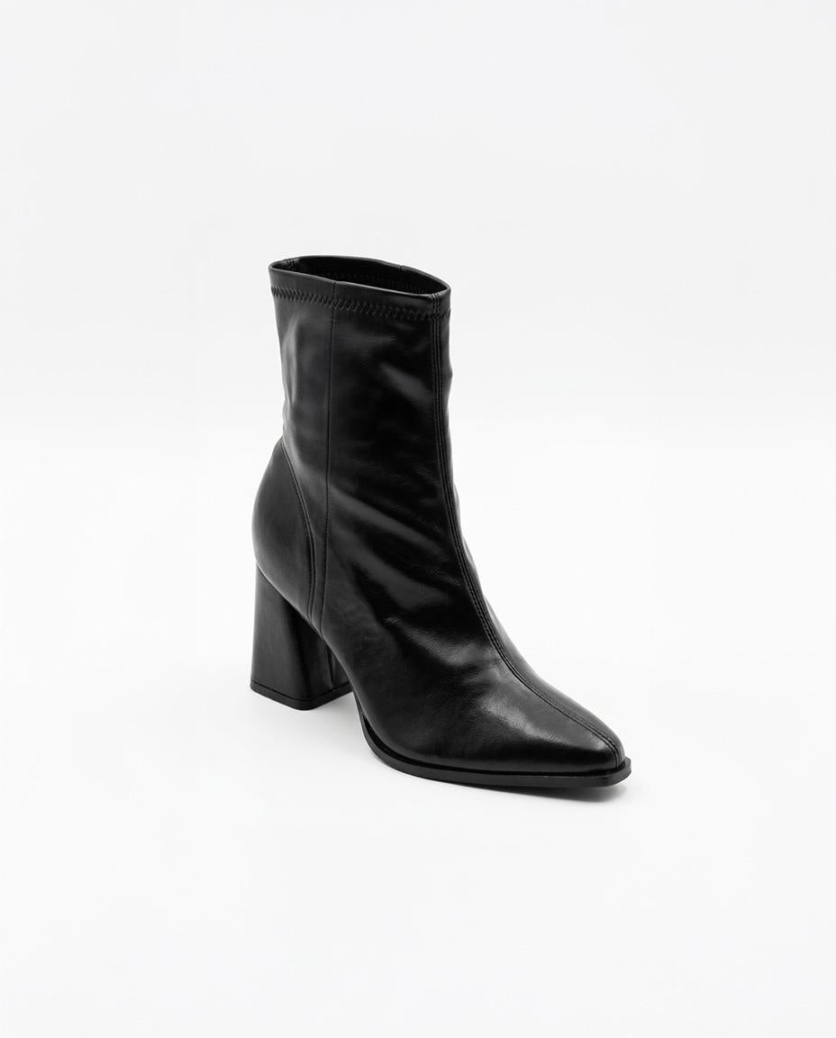 BLOCK HEEL ANKLE BOOTS