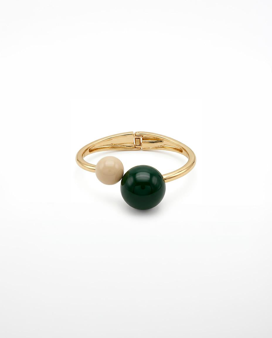 PULSERA RÍGIDA DOBLE BOLA