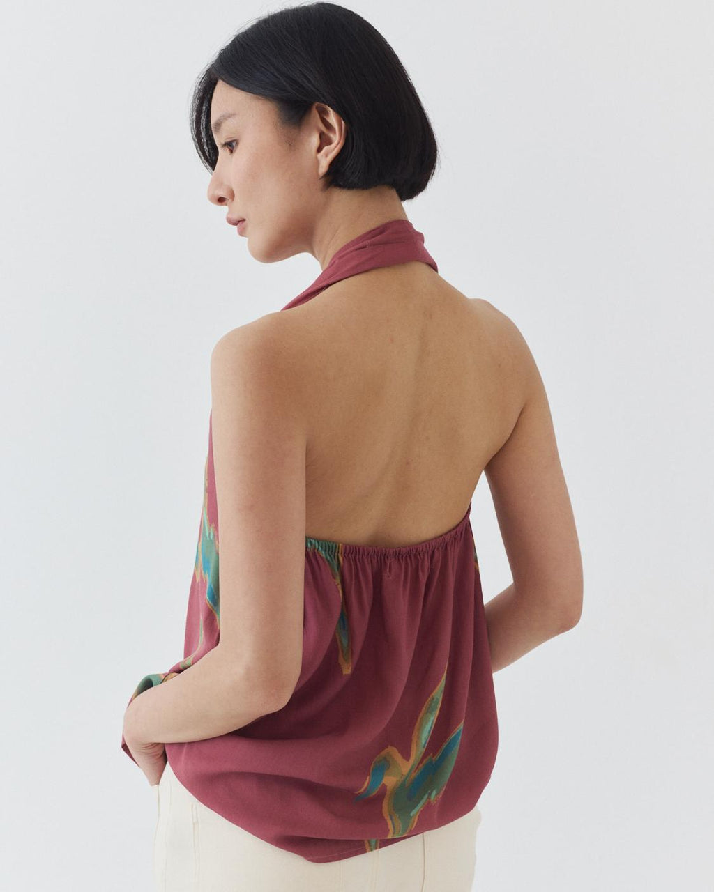 TOP HALTER ESTAMPADO