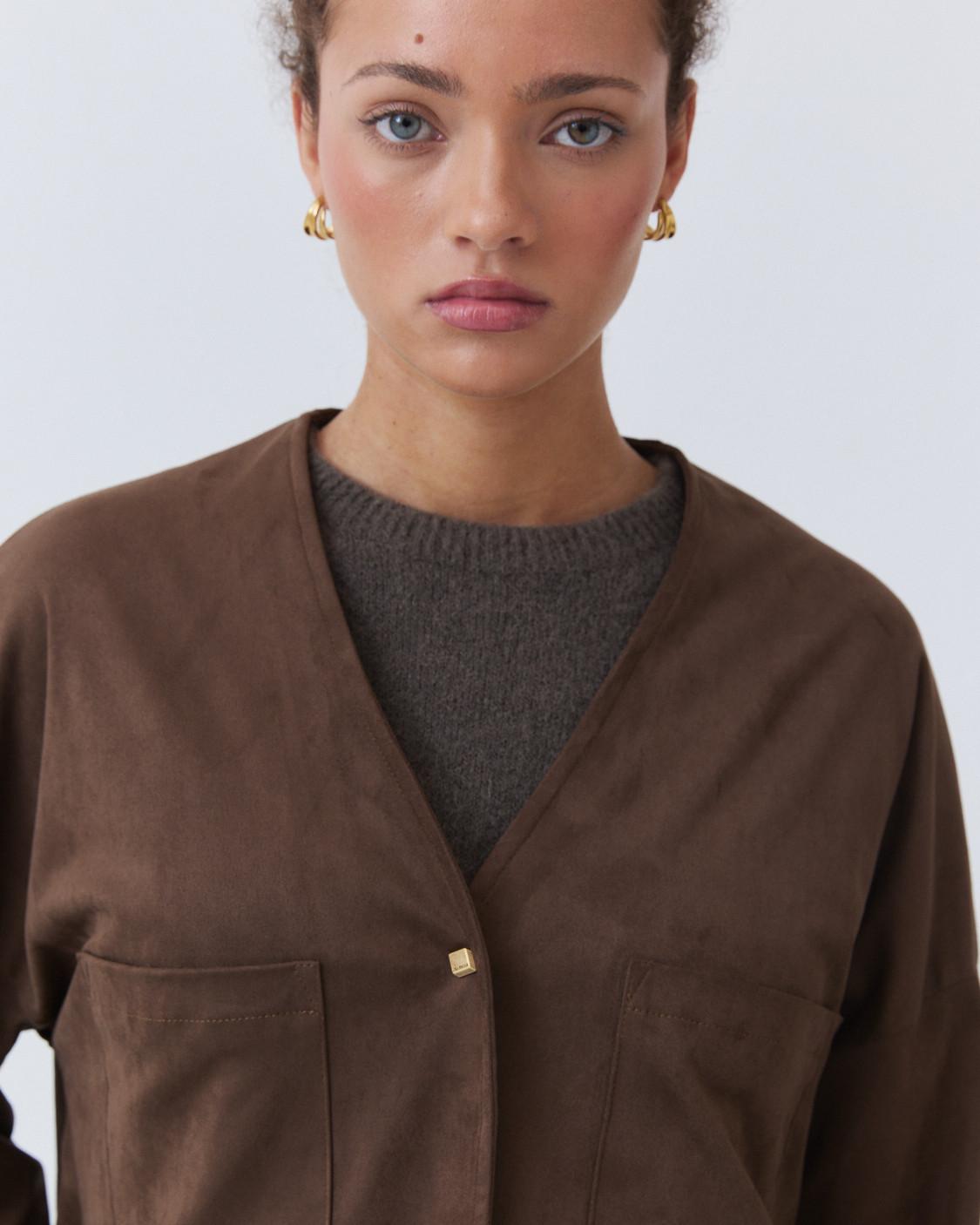 SUEDE POCKET JACKET
