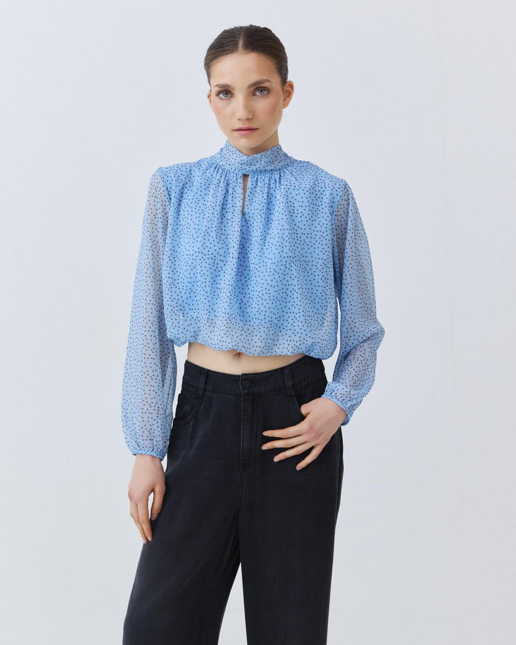 BLUSA CROP LUNARES