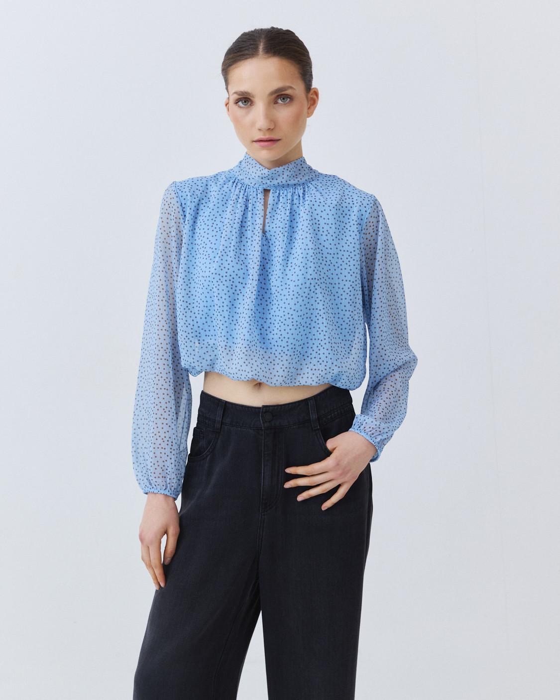 BLUSA CROP LUNARES