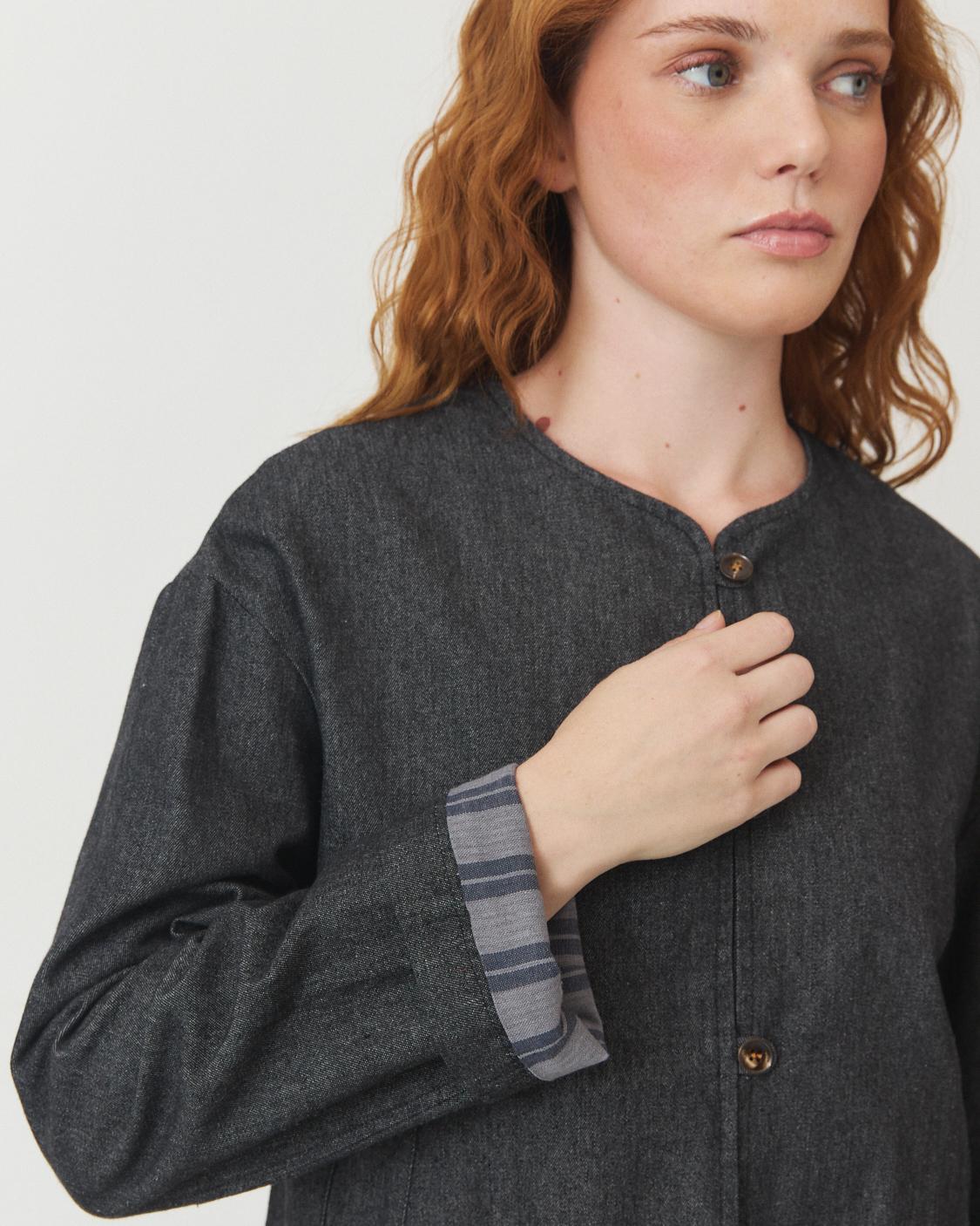 CHAQUETA DENIM BOTONES