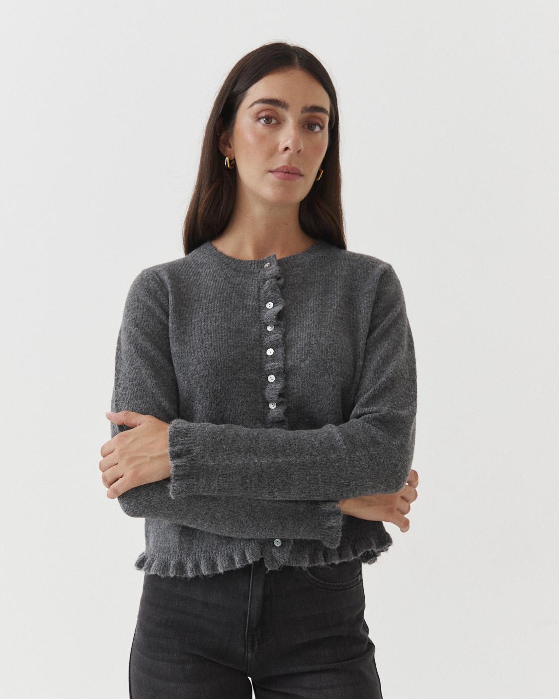 CARDIGAN PUNTO VOLANTES