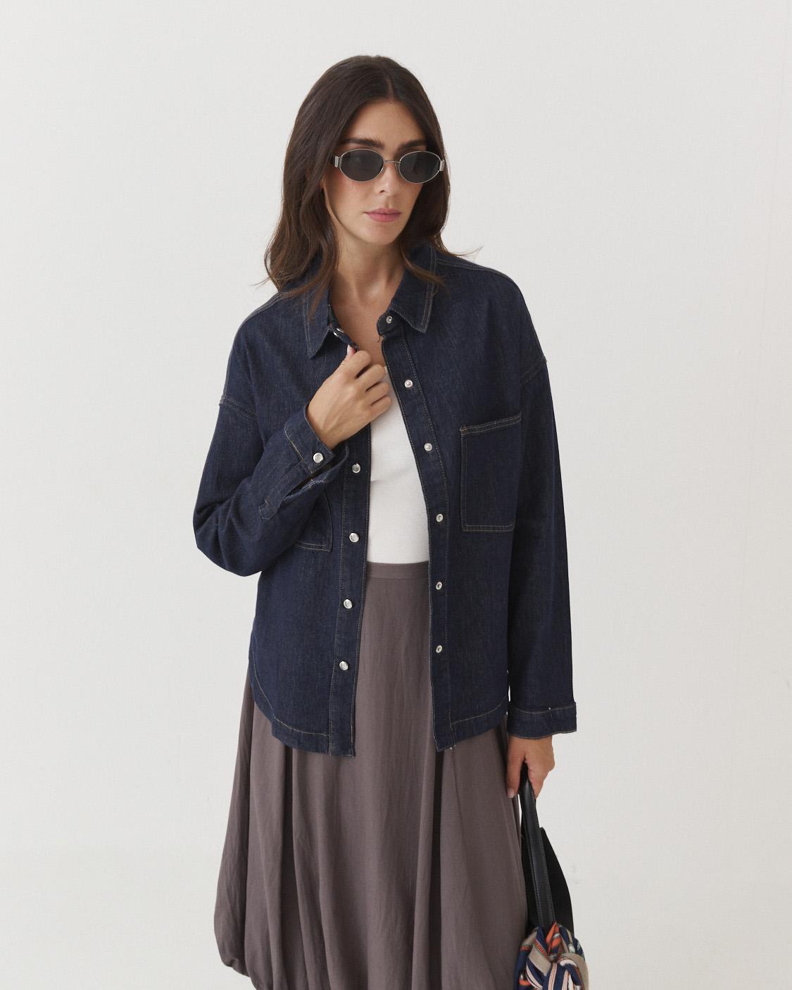 CAMISA DENIM BOLSILLOS