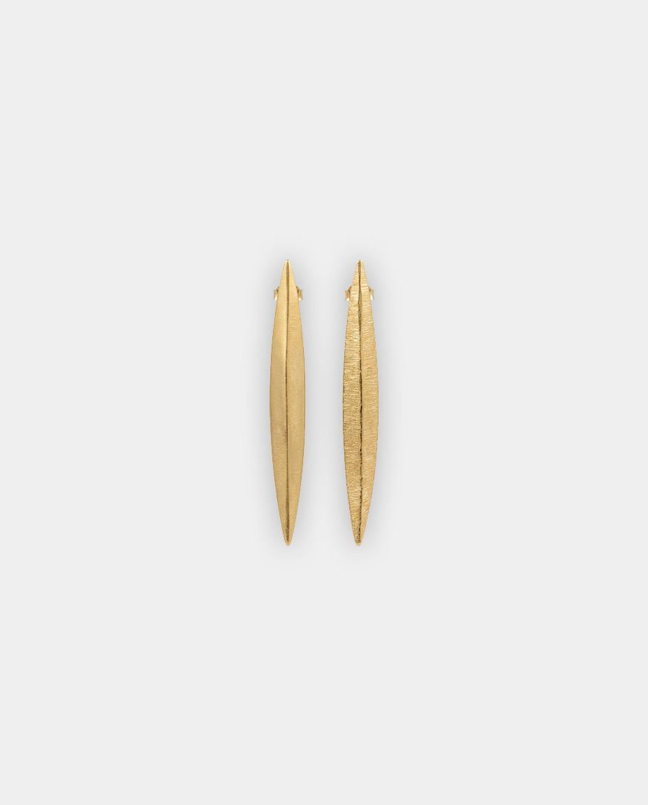 PENDIENTES LARGOS HOJA OVALADA