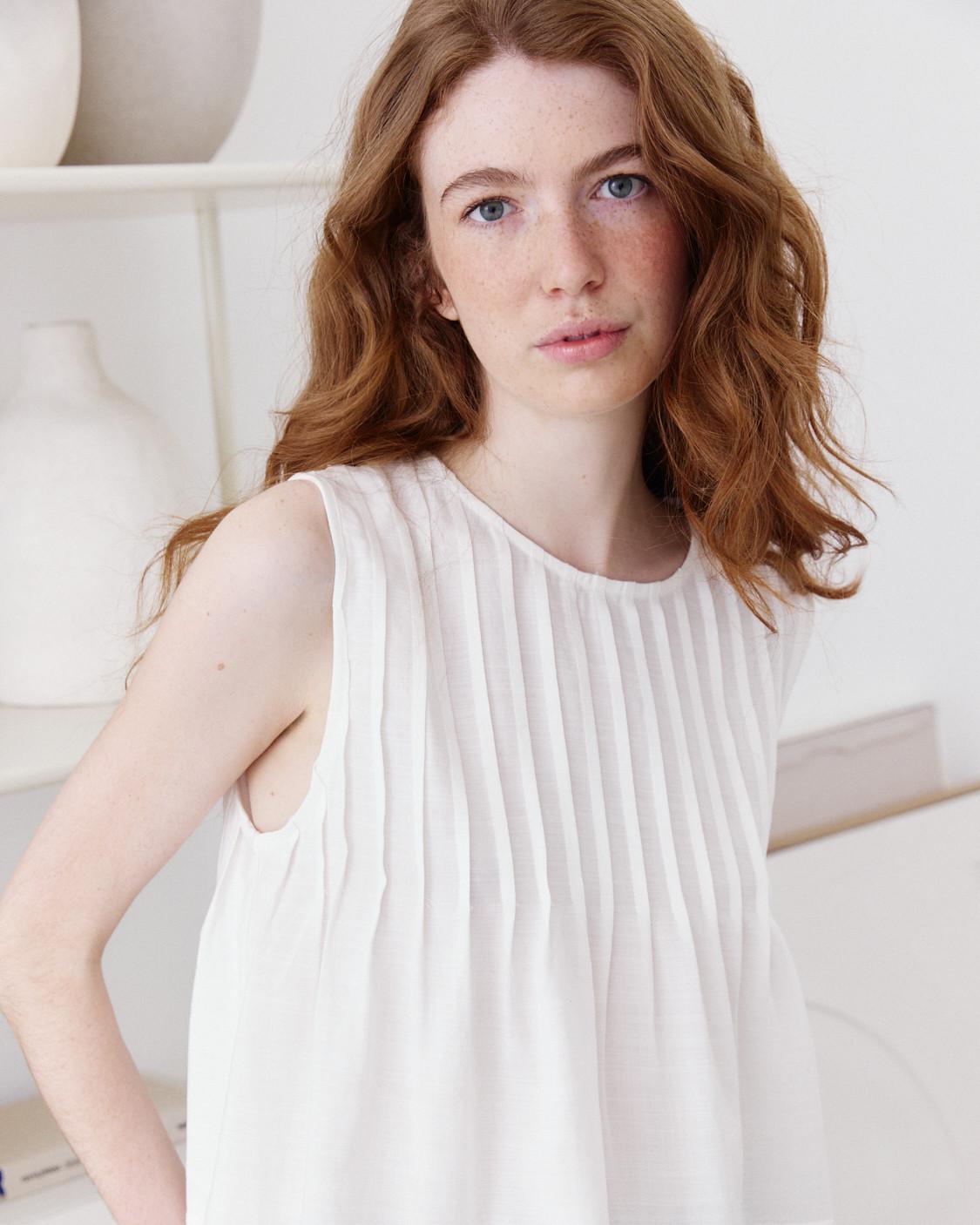 BLUSA DETALLE PLIEGUES