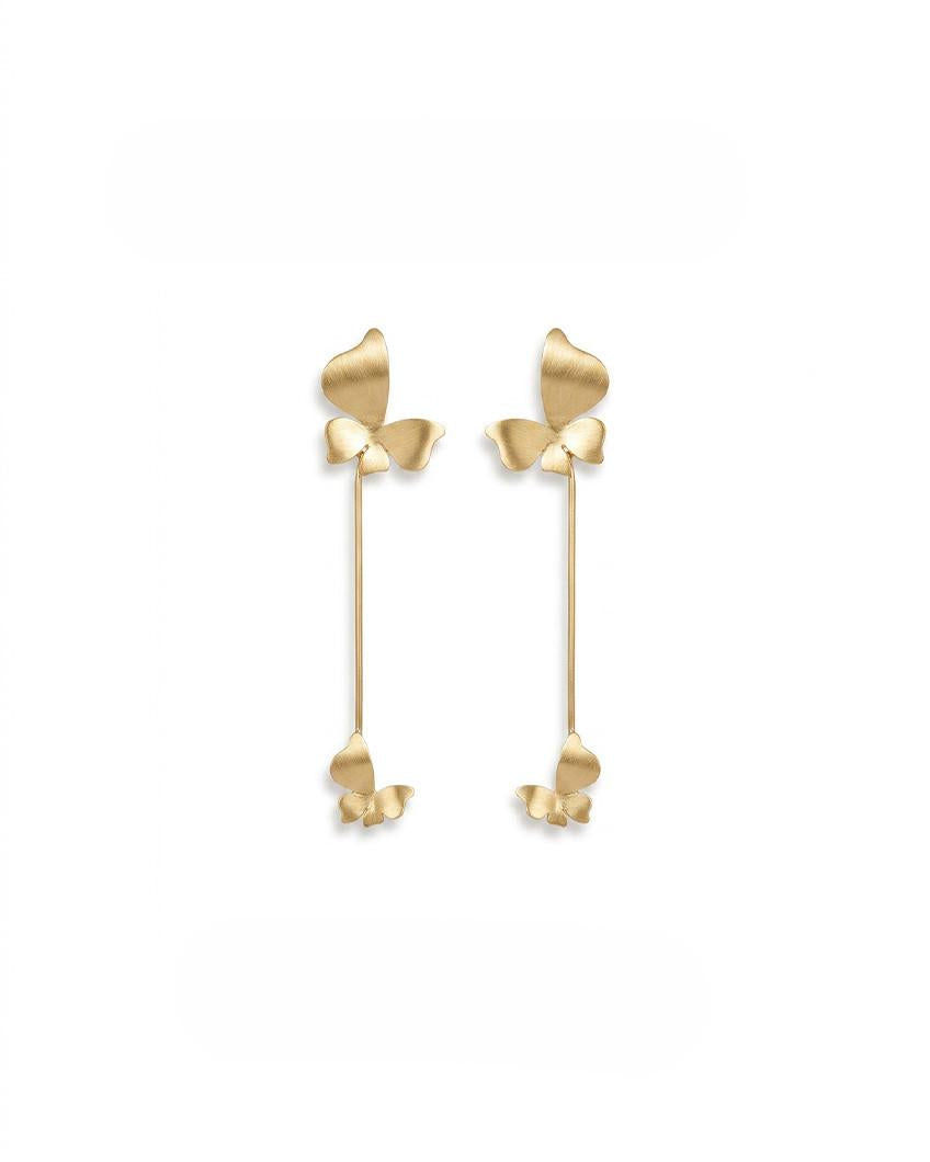 LONG BUTTERFLY EARRINGS