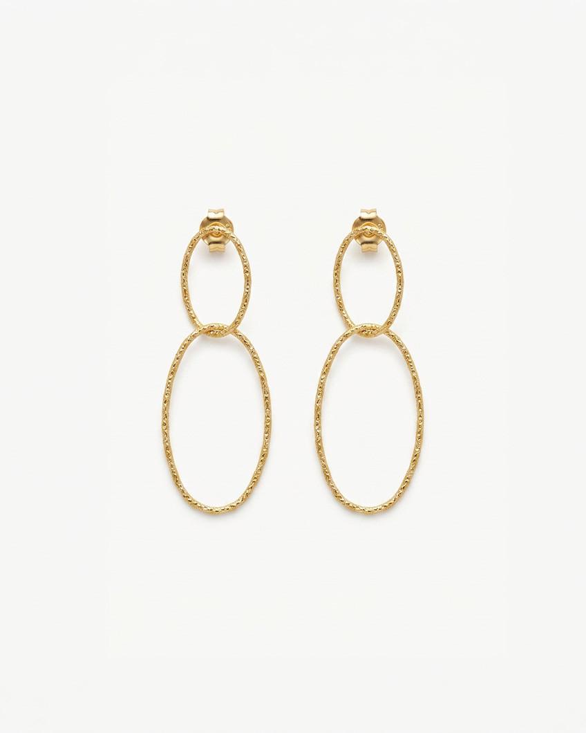 LONG OVAL EARRINGS
