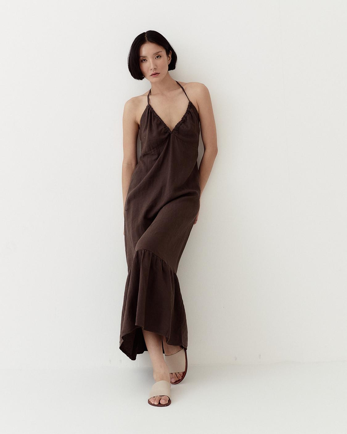 VESTIDO LARGO HALTER