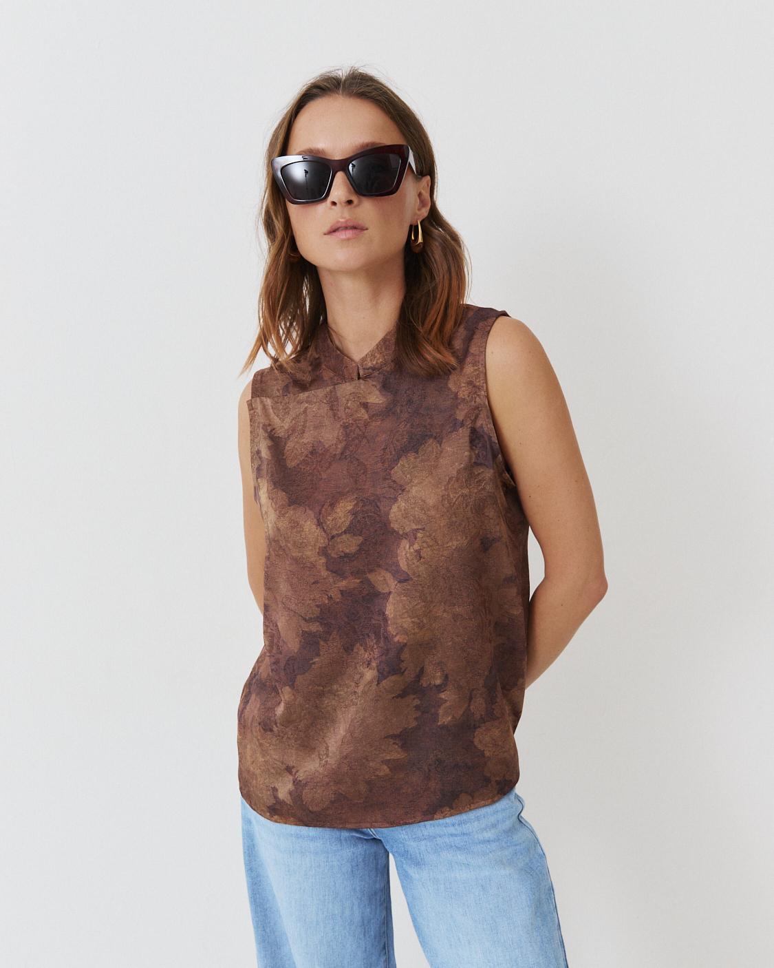 BLUSA JACQUARD FLORES