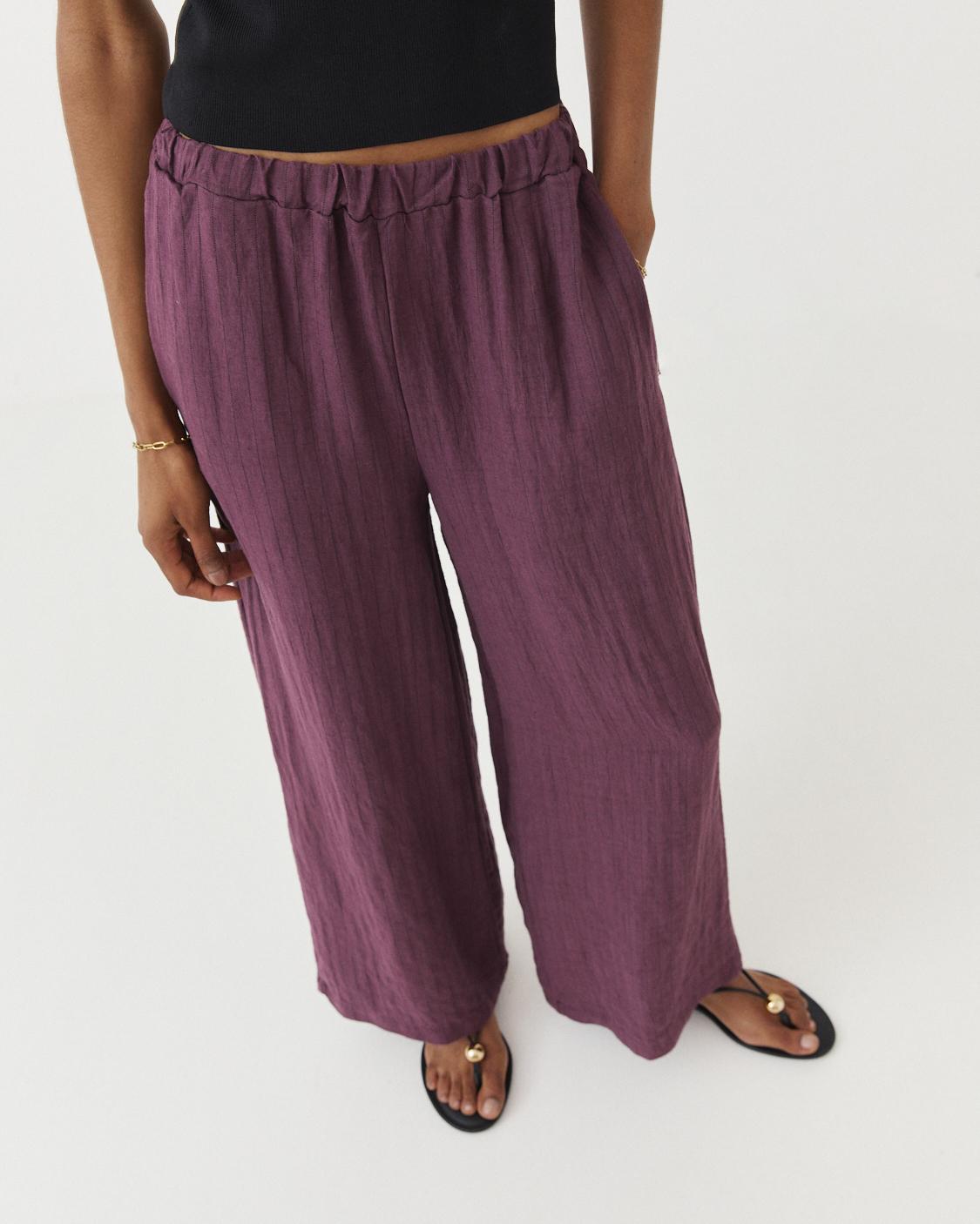 PANTALÓN WIDE LEG RAYAS