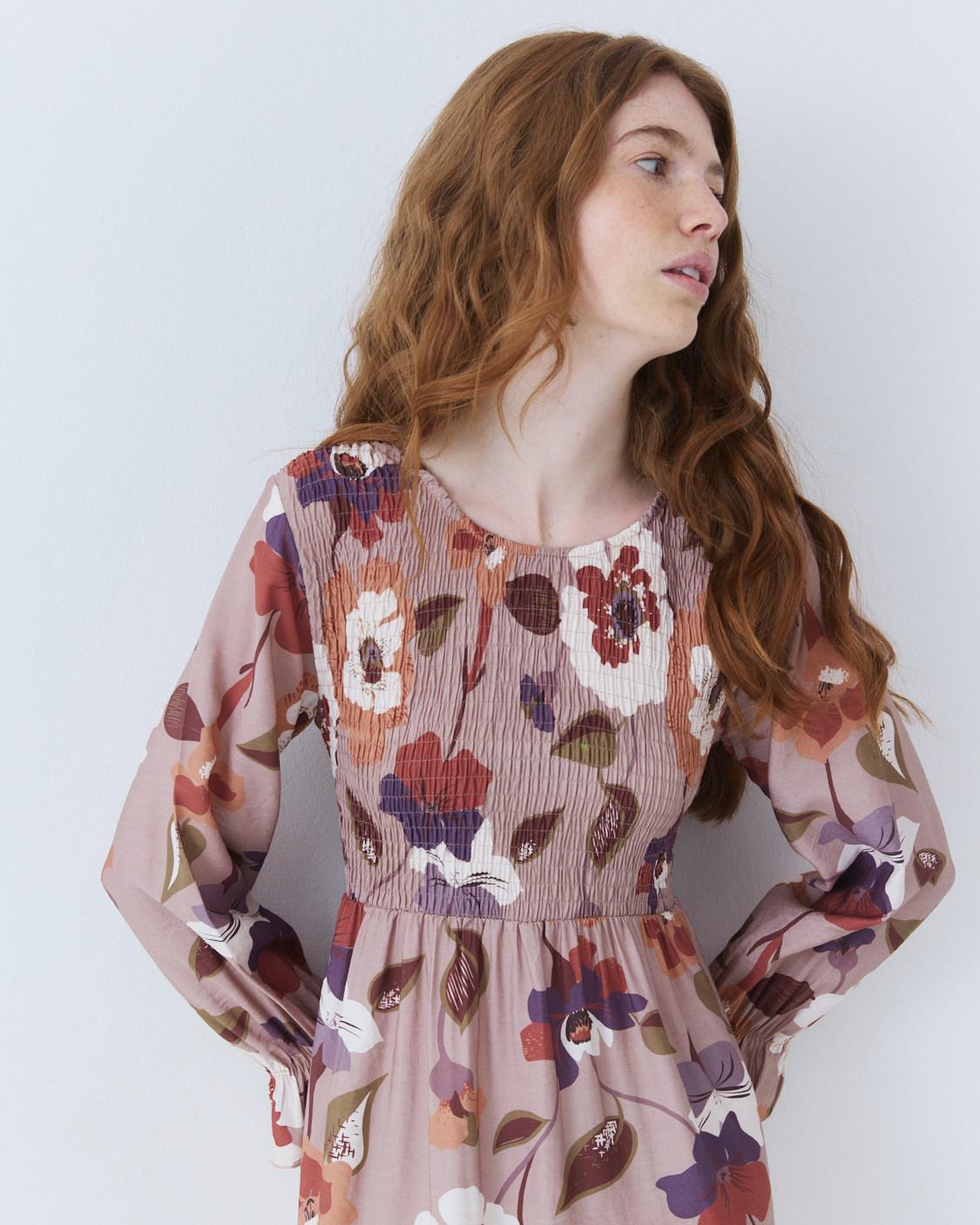 VESTIDO MIDI ESTAMPADO