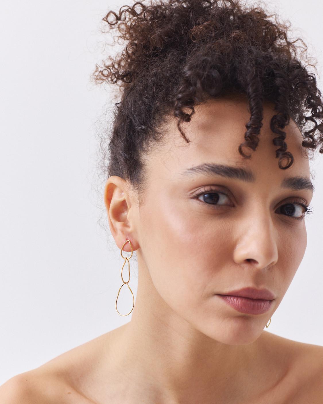 IRREGULAR HOOP EARRINGS