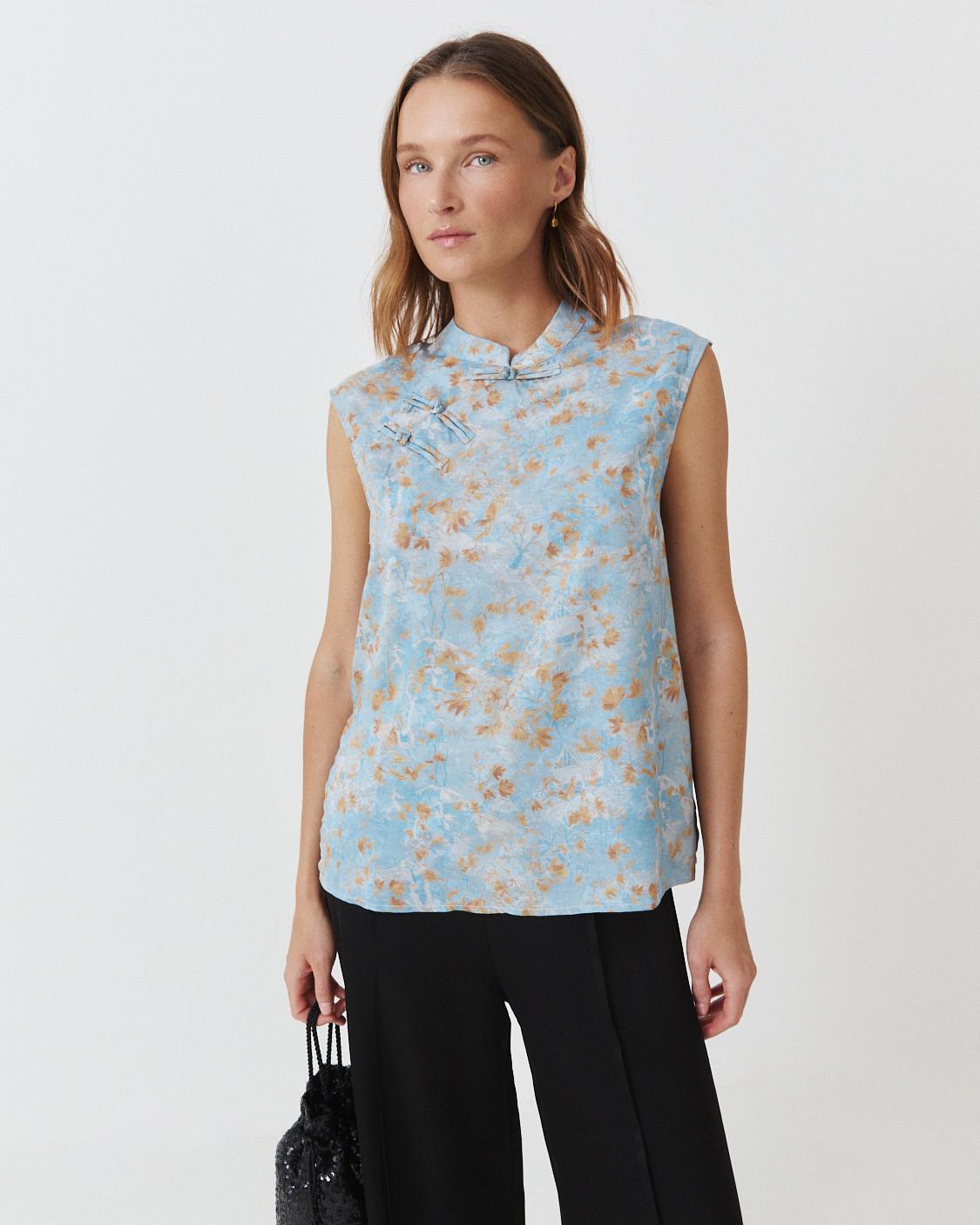 TOP QIPAO FLOWERS