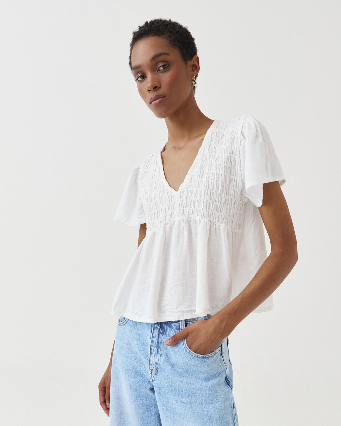 BLUSA DETALLE NIDO ABEJA