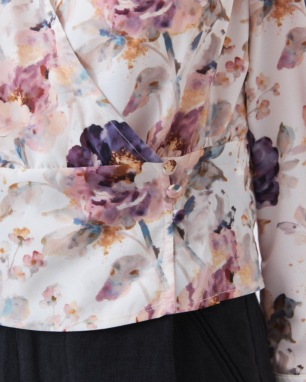 FLORAL PRINT BLOUSE