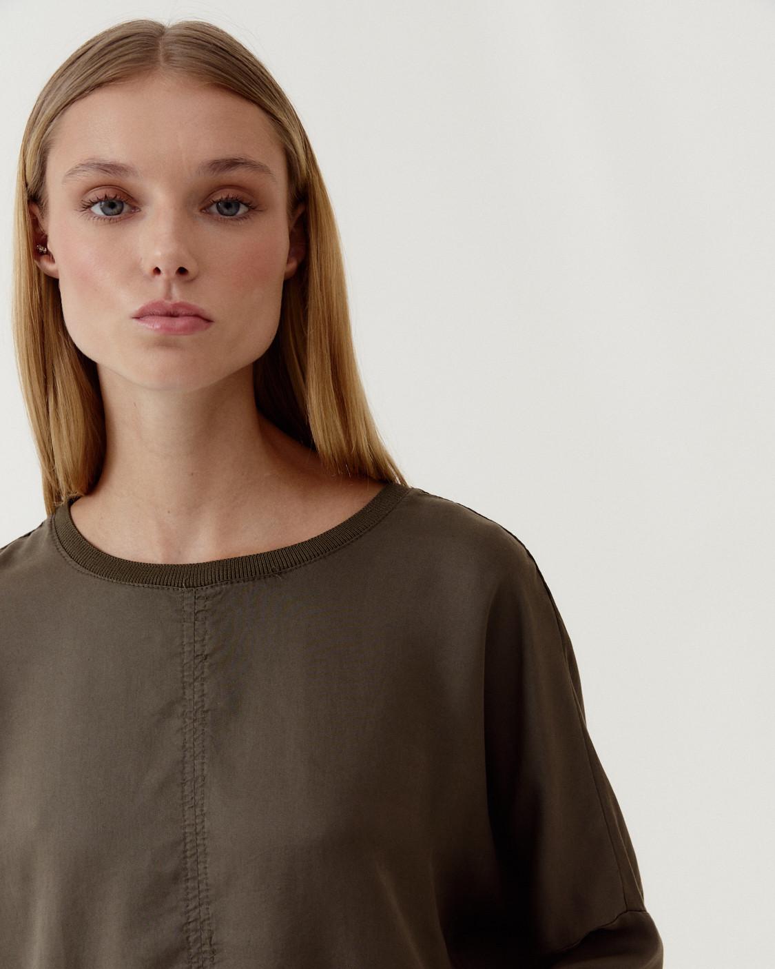 RIB CREW NECK T-SHIRT