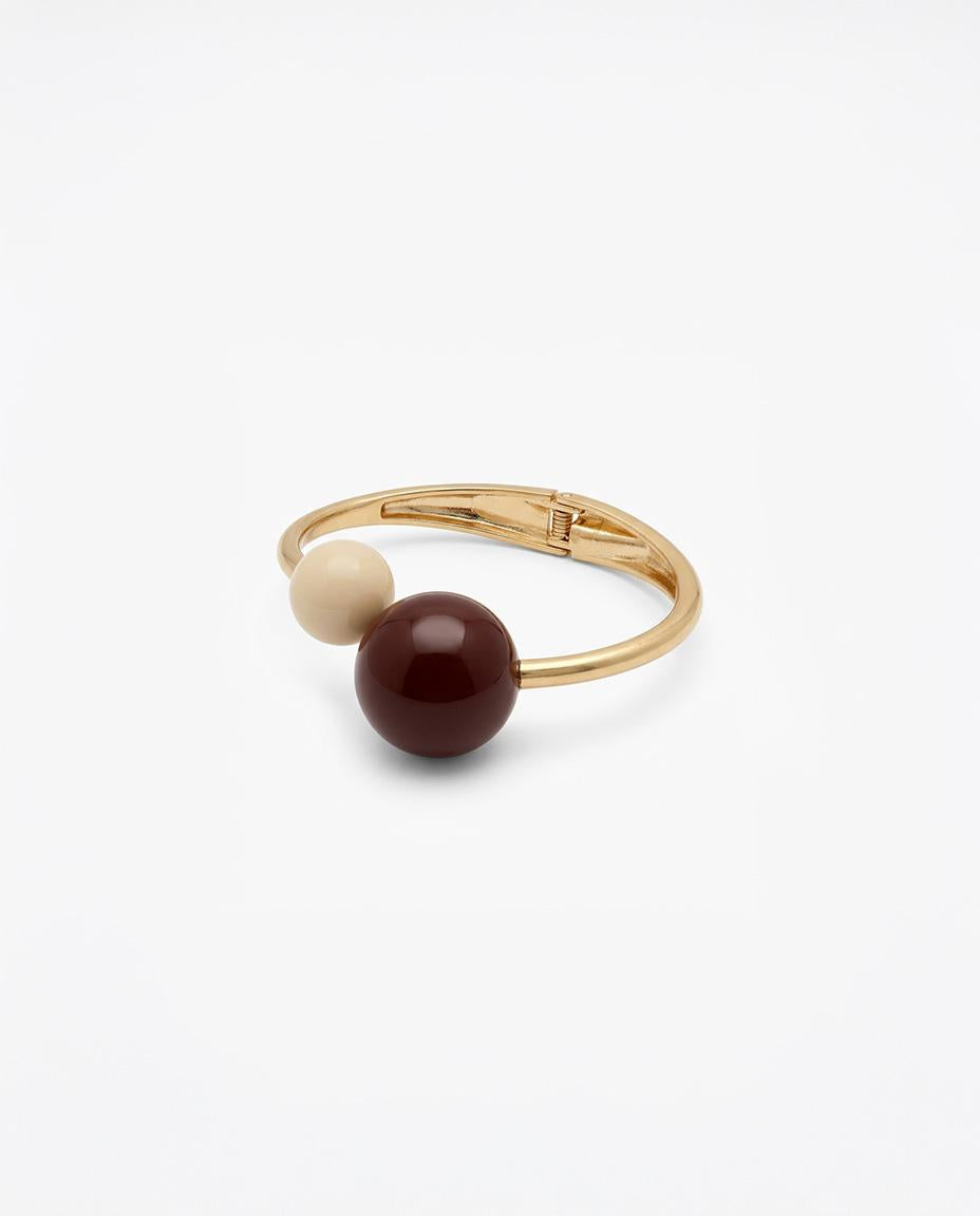 PULSERA RÍGIDA DOBLE BOLA