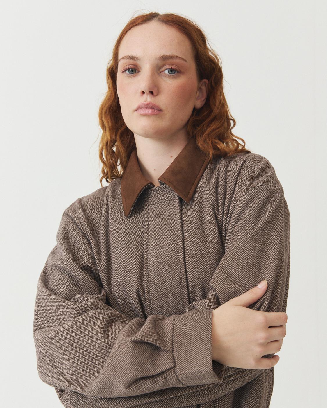 CHAQUETA COMBINADA ESPIGA