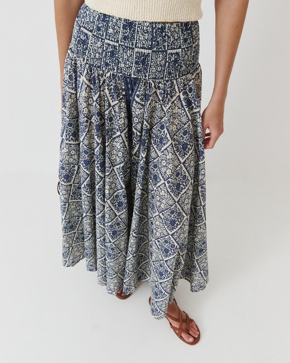 PANTALÓN PALAZZO ESTAMPADO