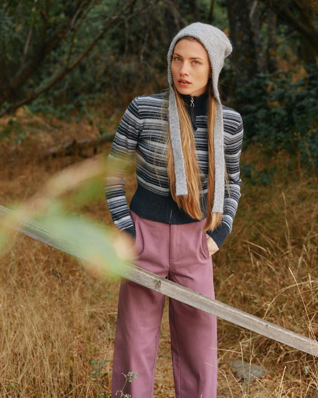 ZIP-UP KNIT JACKET