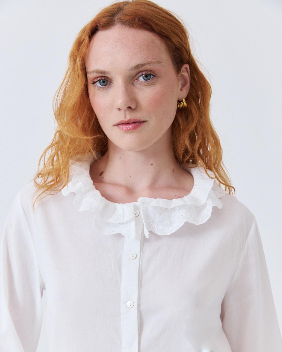 CAMISA CUELLO ENCAJE