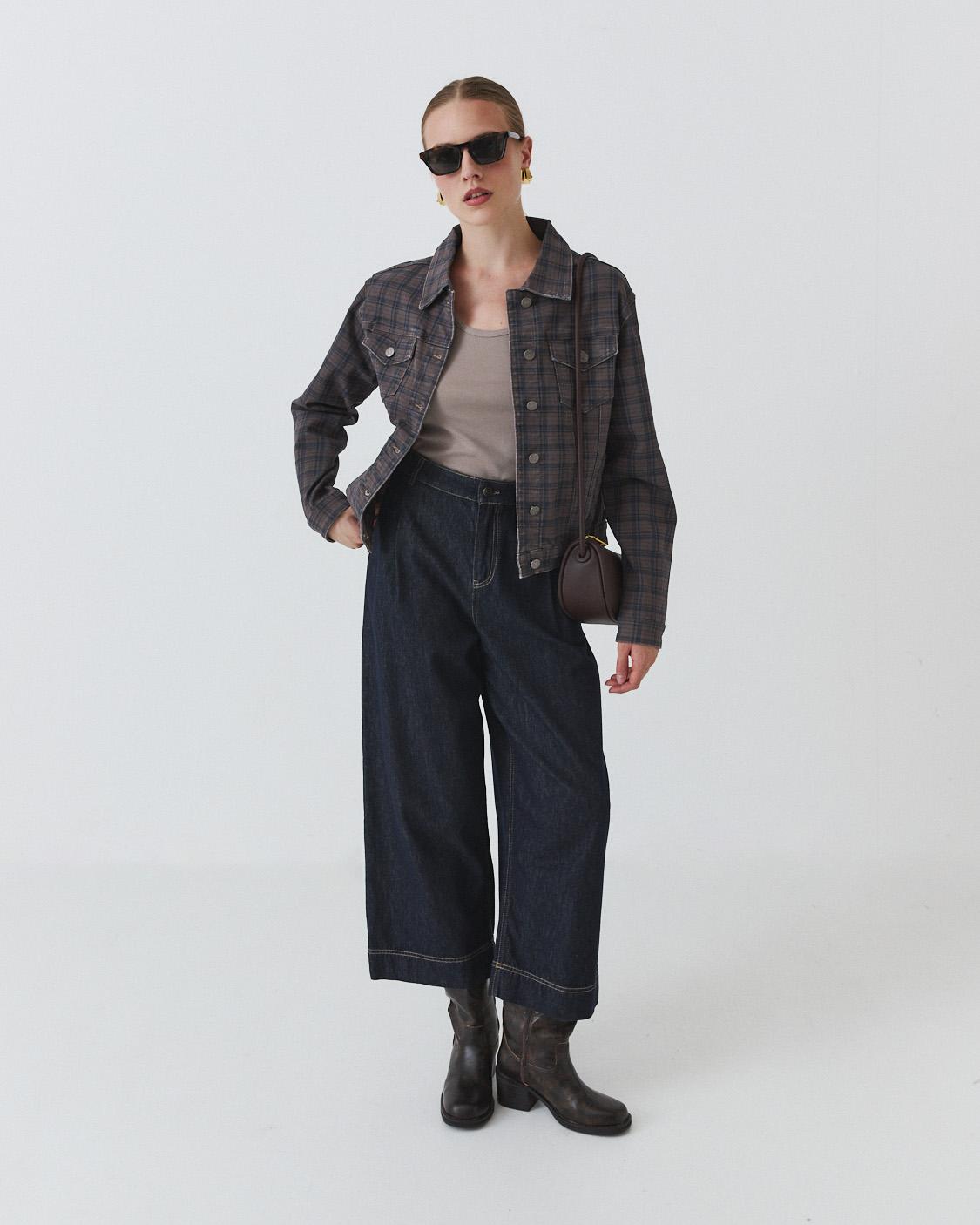 CHAQUETA VAQUERA CUADROS TARTÁN