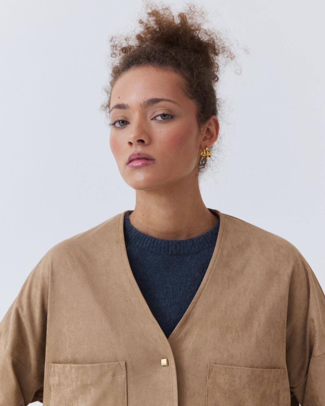 SUEDE POCKET JACKET