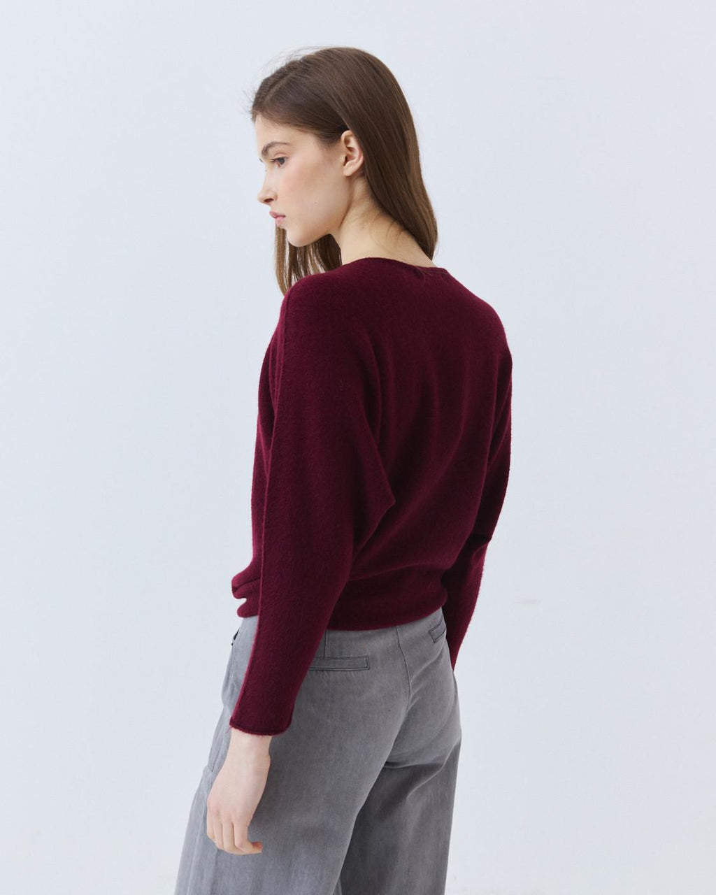 BATWING SLEEVE SWEATER