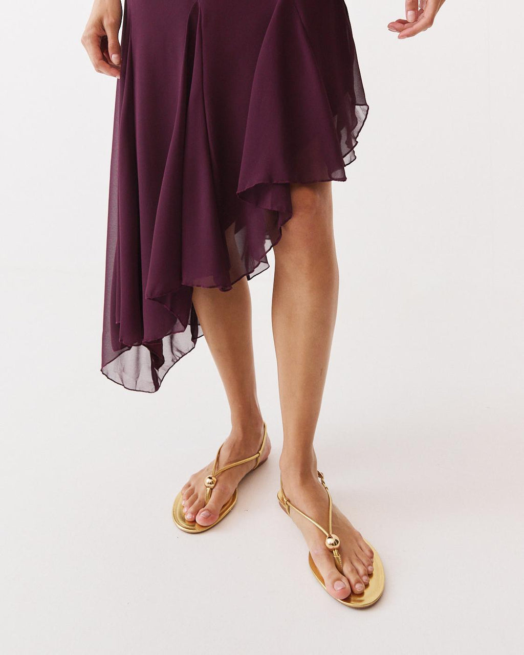 ASYMMETRIC RUFFLED SKIRT