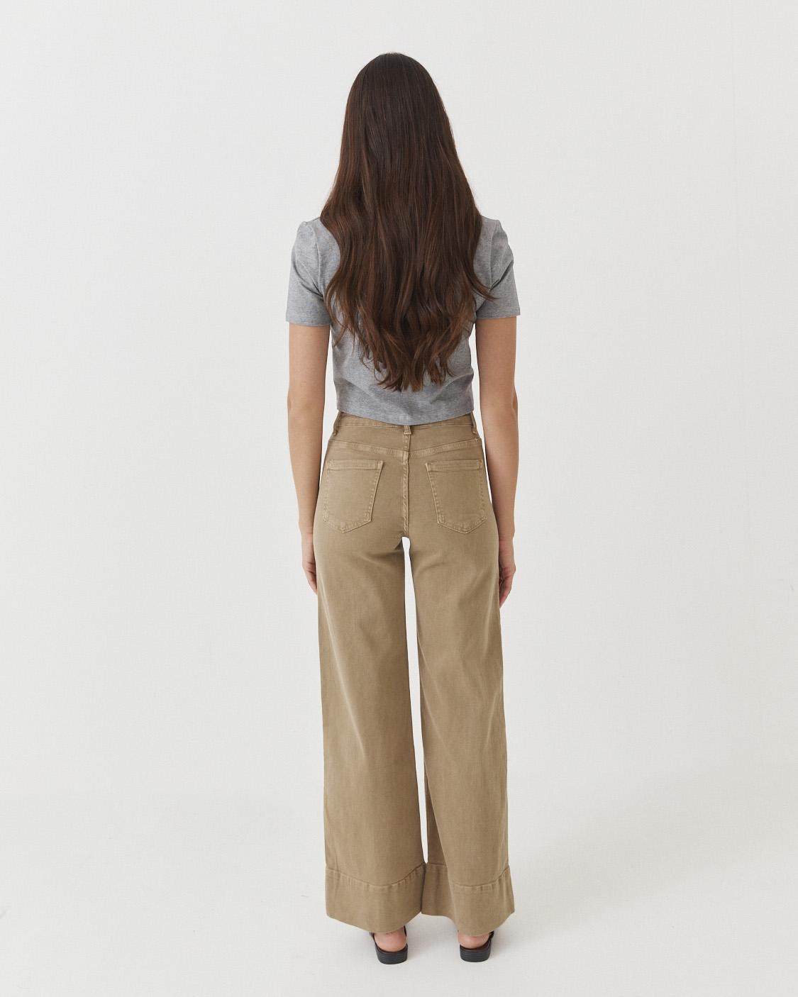 WIDE LEG SEAM JEANS