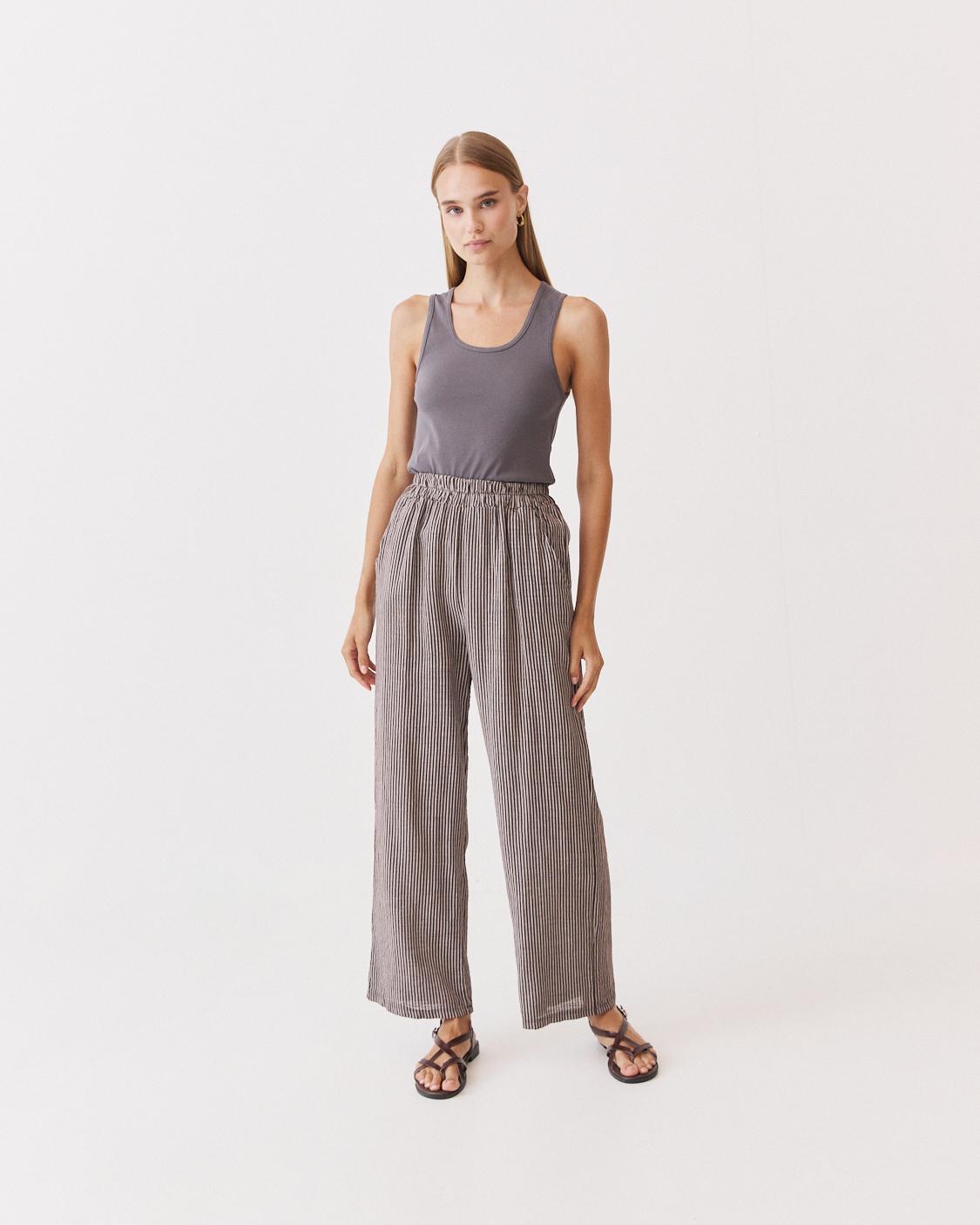 PANTALÓN WIDE LEG RAYAS