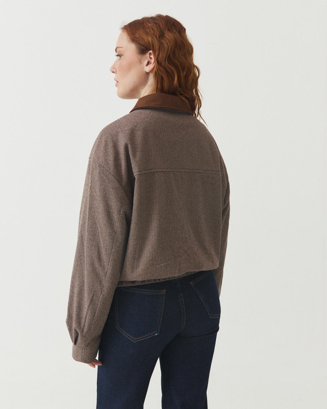 CHAQUETA COMBINADA ESPIGA