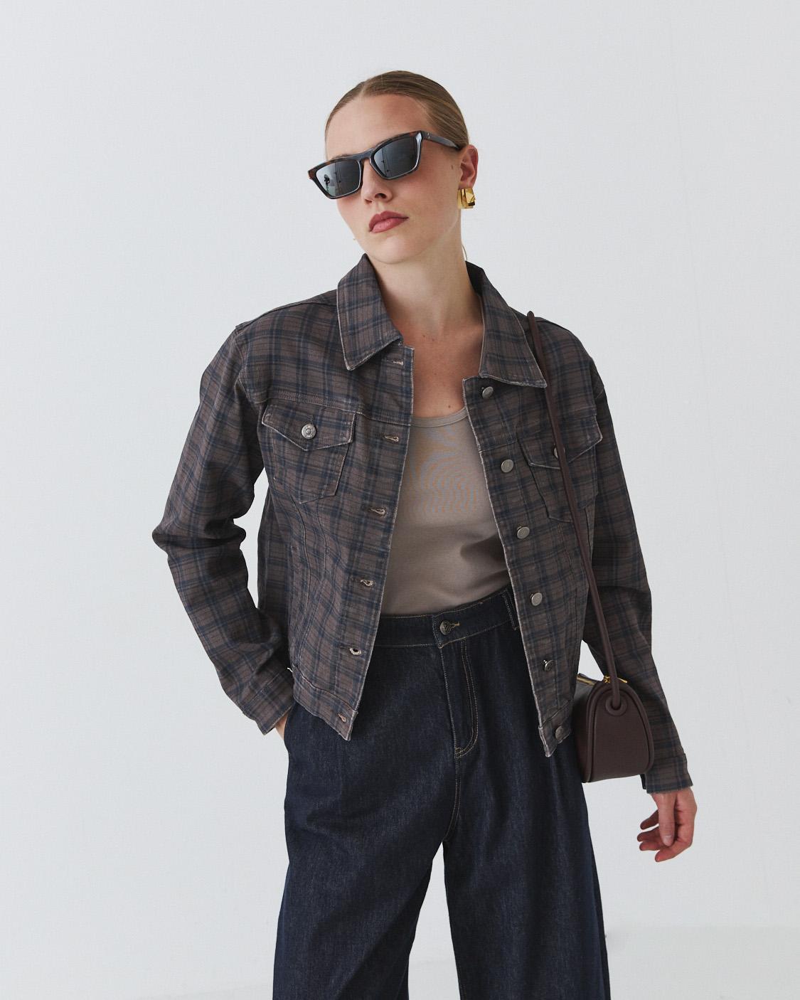CHAQUETA VAQUERA CUADROS TARTÁN