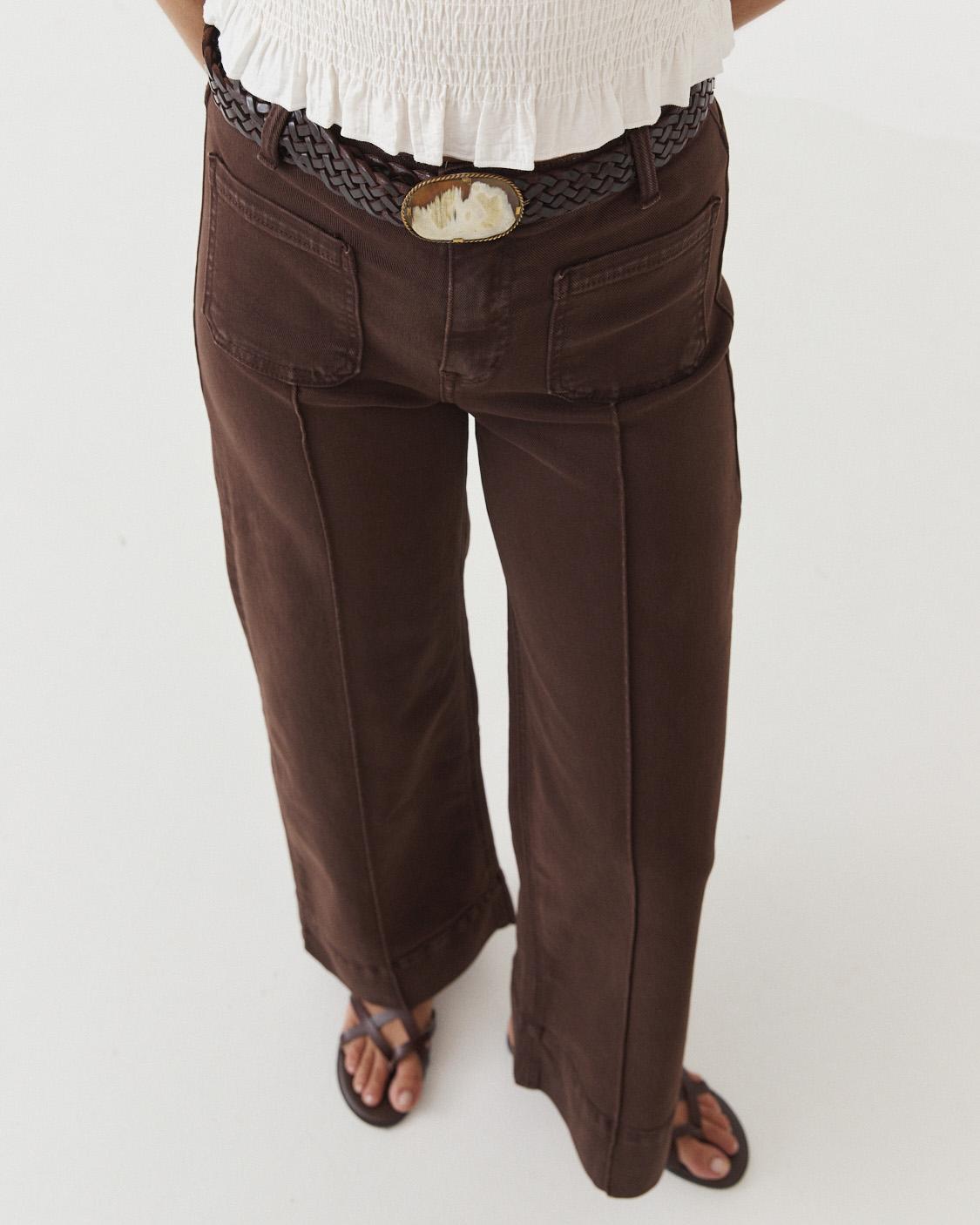 WIDE LEG SEAM JEANS