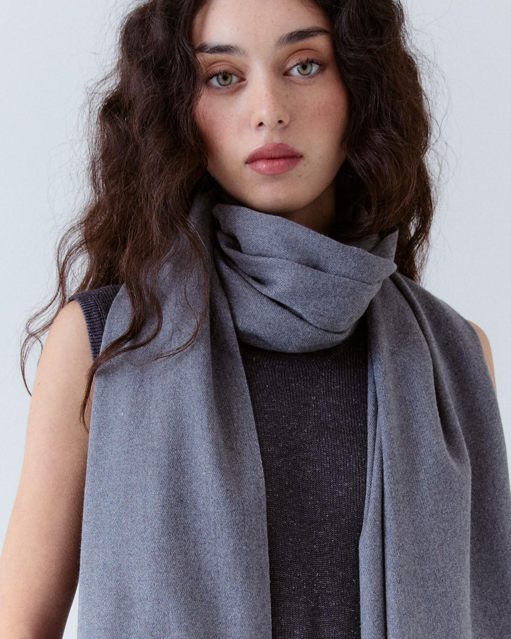 FRINGED SCARF