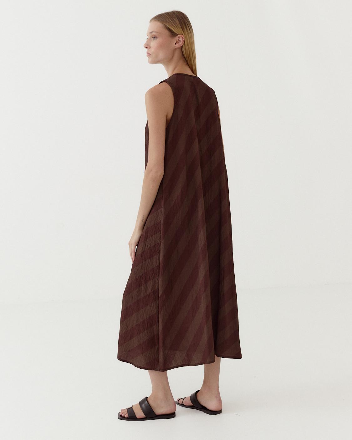 VESTIDO RAYAS CUELLO EN V