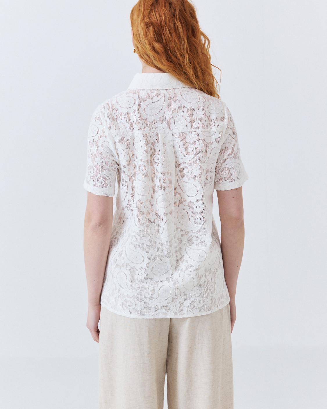 LACE POLO SHIRT