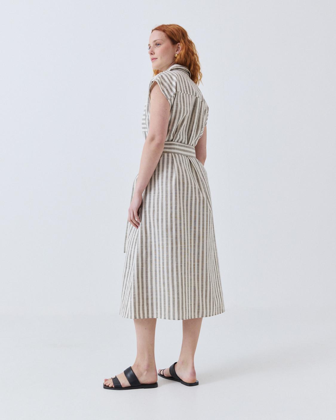 VESTIDO CAMISERO RAYAS
