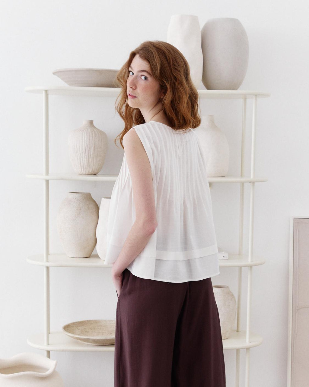 BLUSA DETALLE PLIEGUES