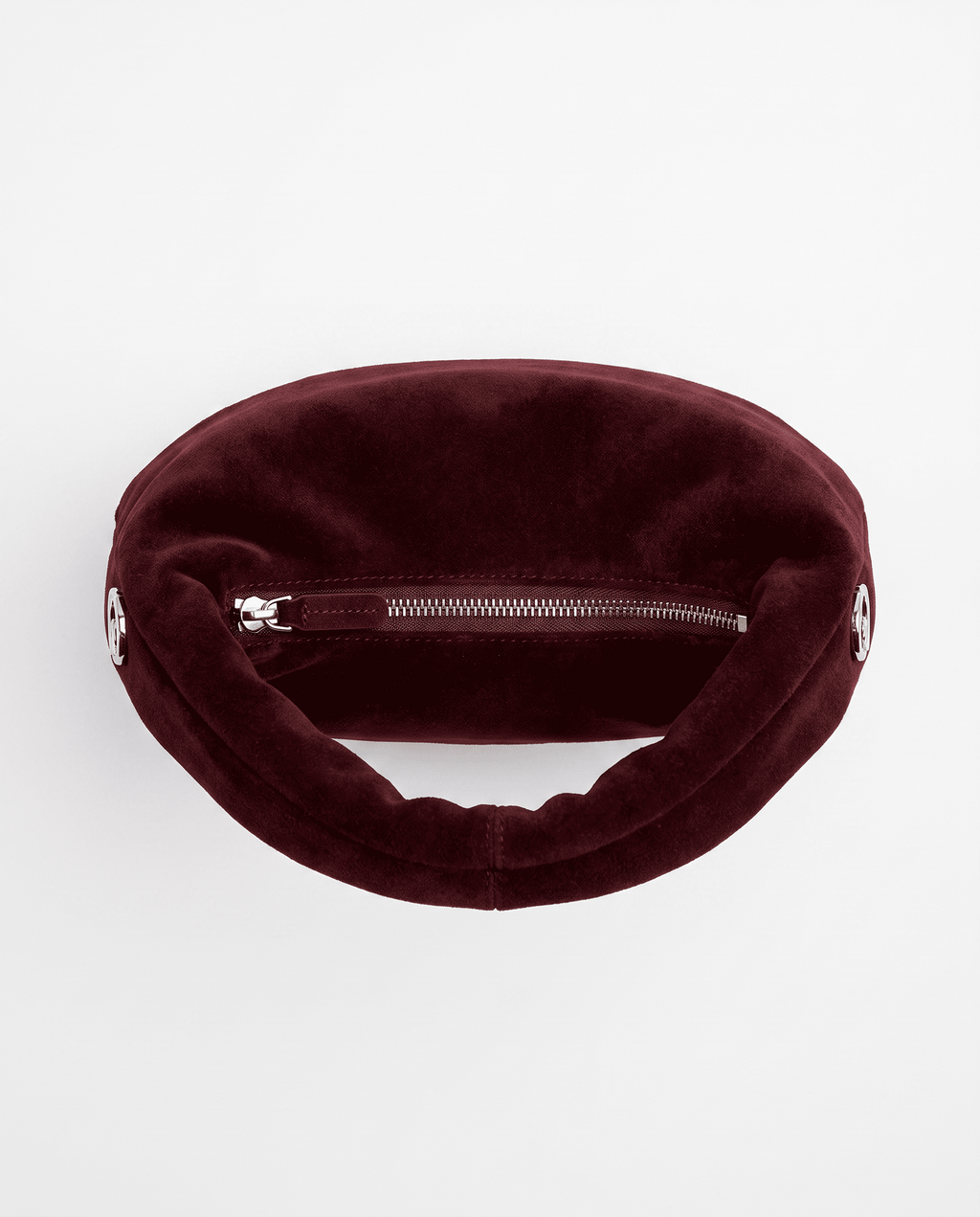 SUEDE OVAL BAG