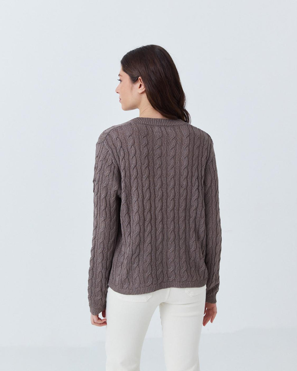 JERSEY PUNTO TRENZADO CUELLO V