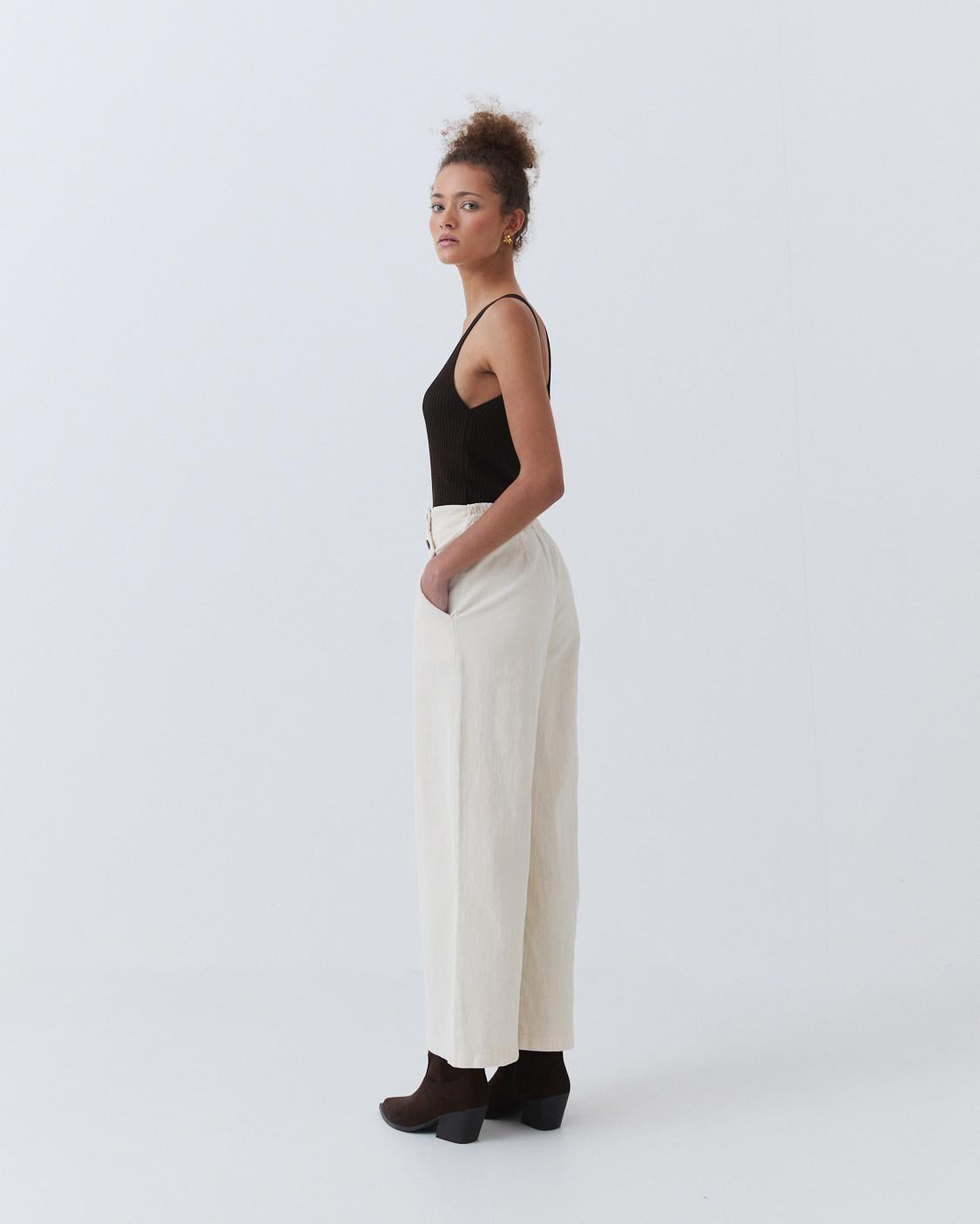 PANTALÓN RECTO PANA