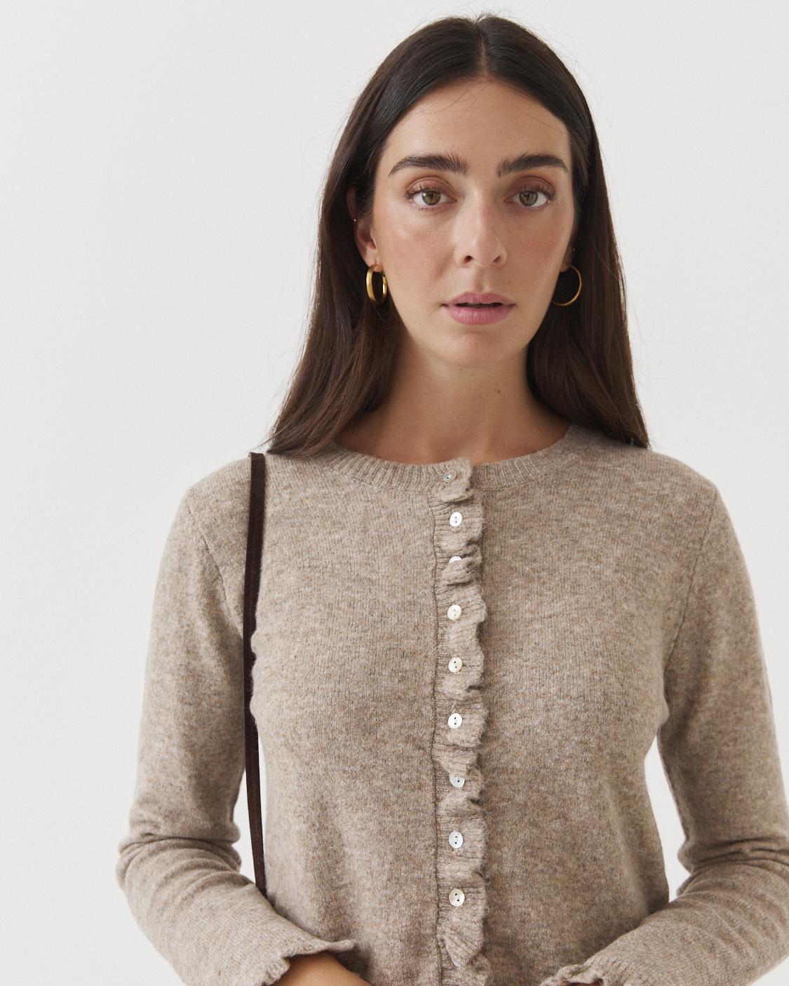 CARDIGAN PUNTO VOLANTES