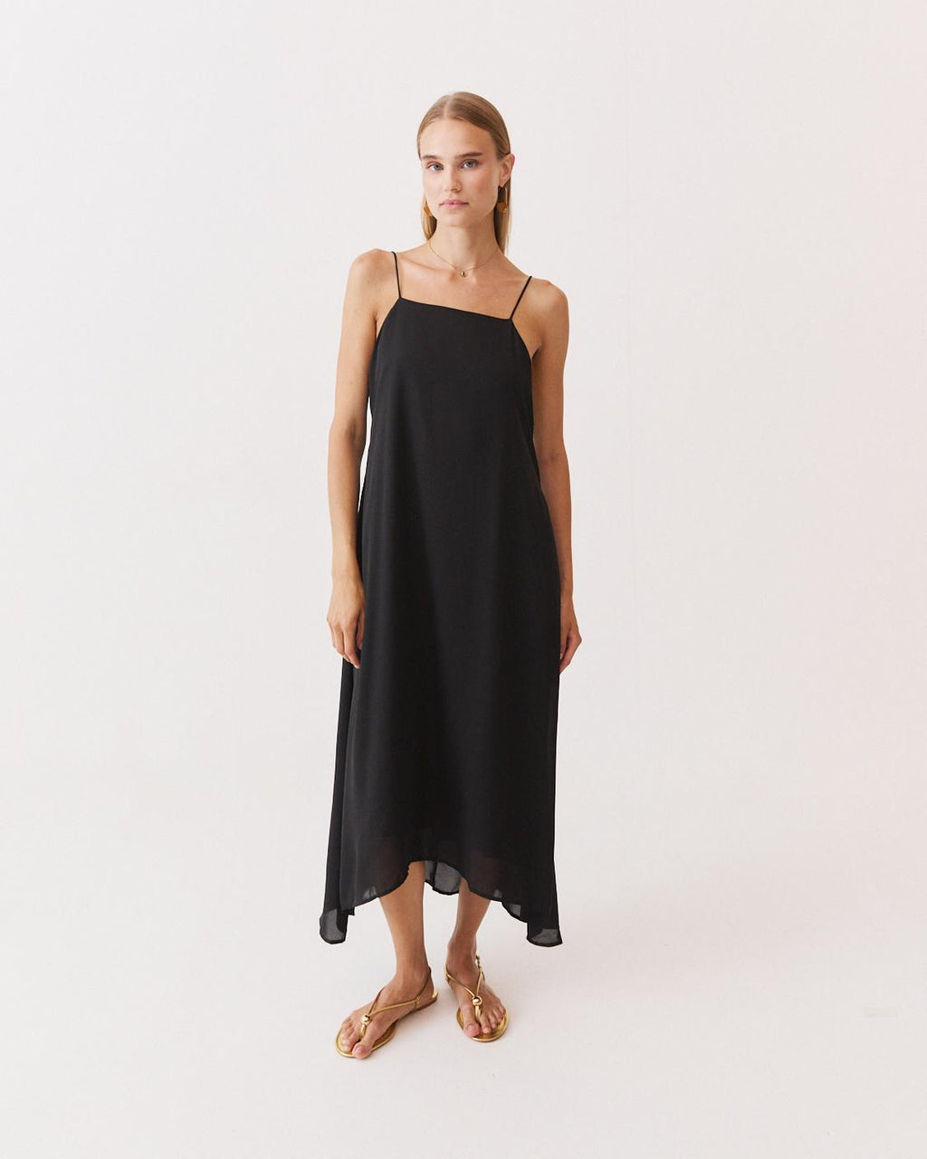 LONG STRAPPY DRESS