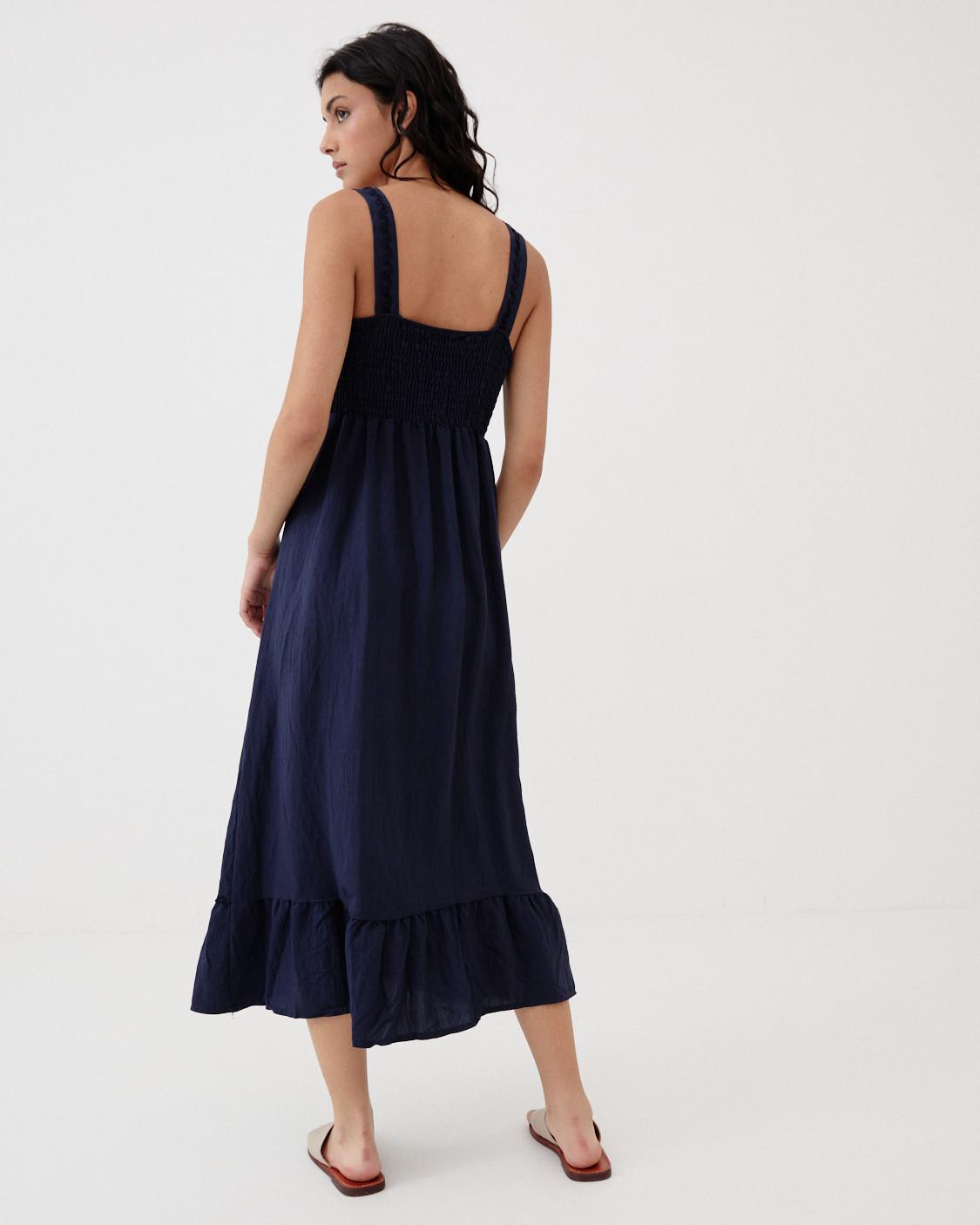 VESTIDO TIRANTES VOLANTE