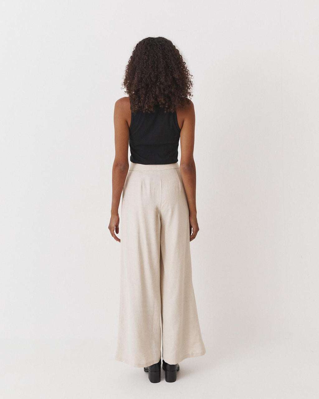 LINEN PALAZZO PANTS