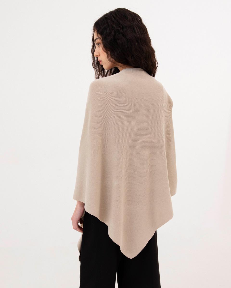 TRIANGULAR KNIT SCARF
